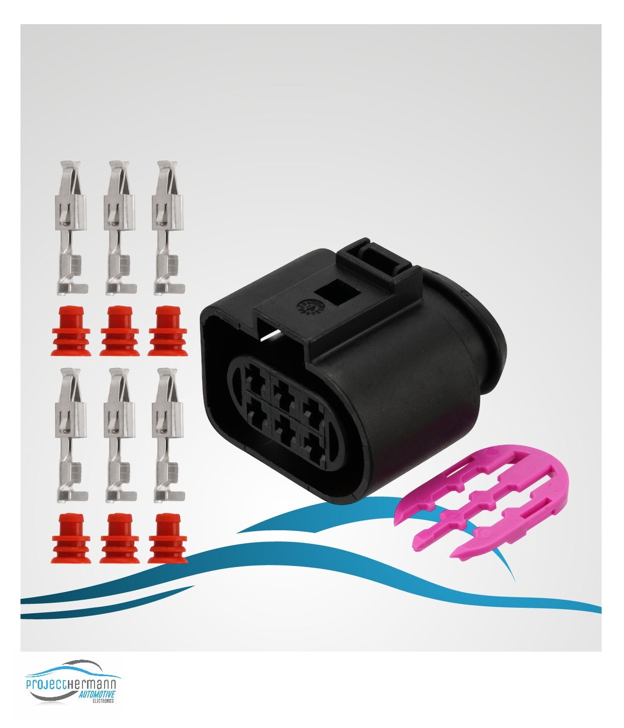 Stecker 6-polig Reparatursatz 1J0 973 733 für VW AUDI SKODA SEAT