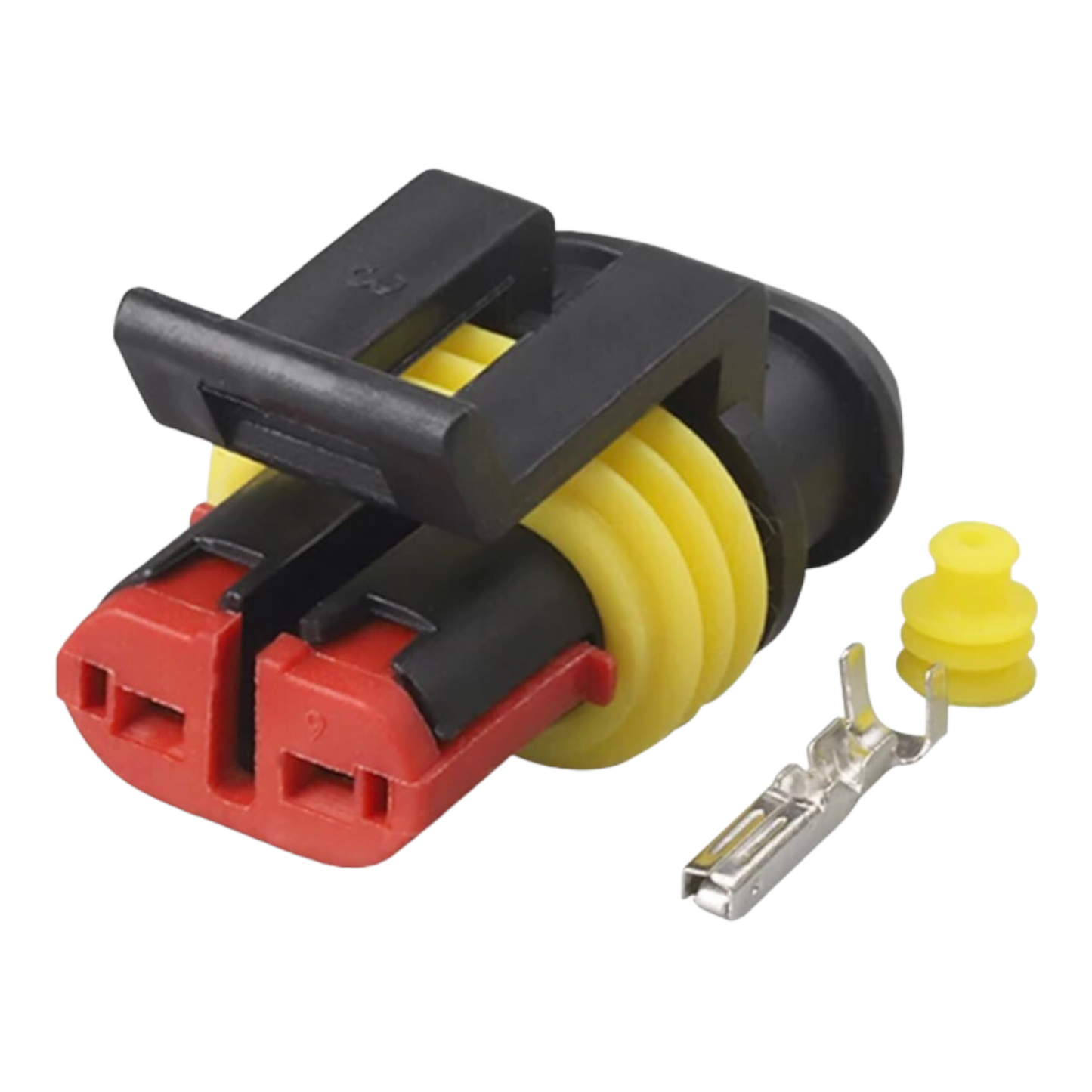Superseal Stecker Set 2 polig wasserdicht Motorrad Kfz Auto Steckverbinder