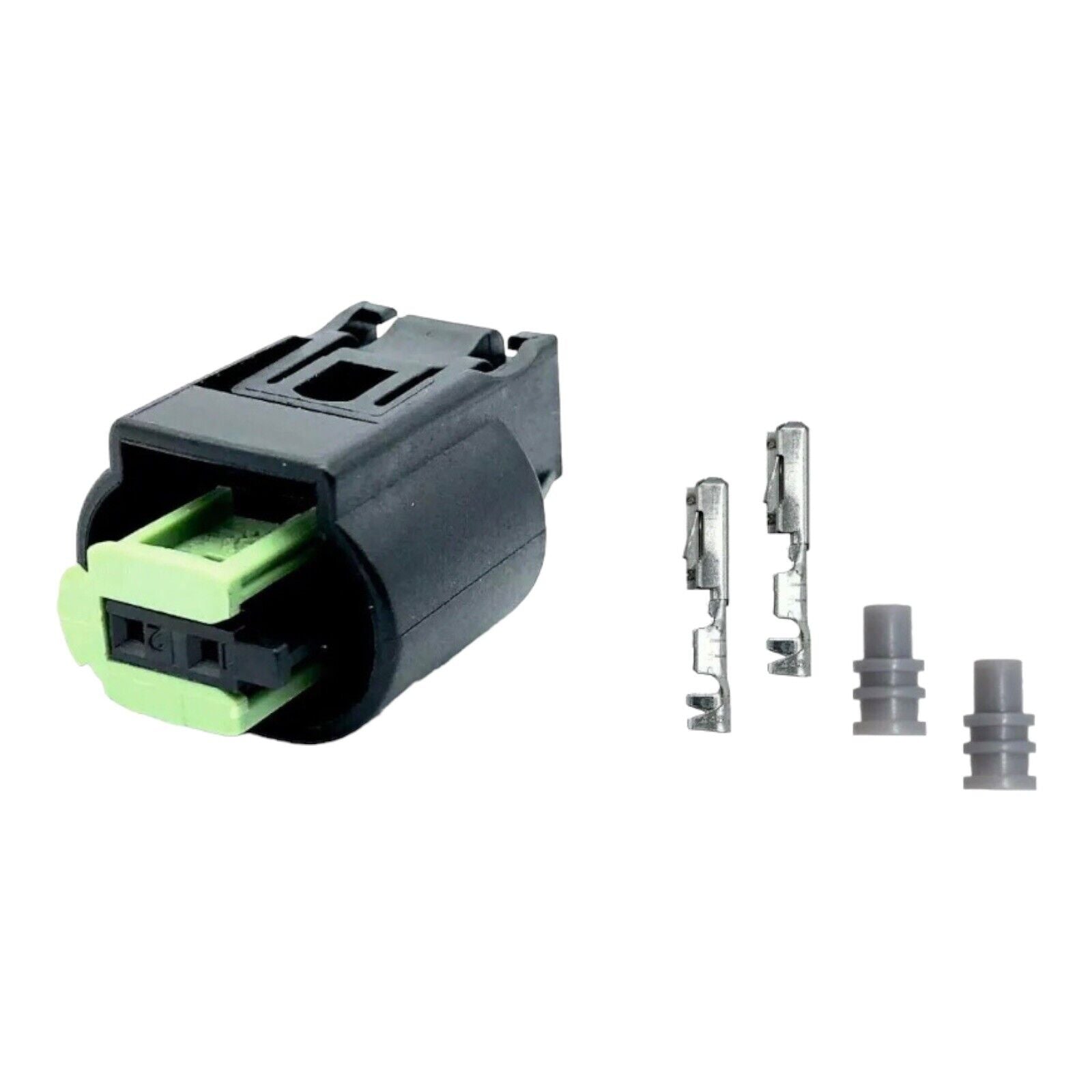 Buchse 2-polig Reparatursatz 61138365340 / 968405-1 Für BMW MQS Crimp