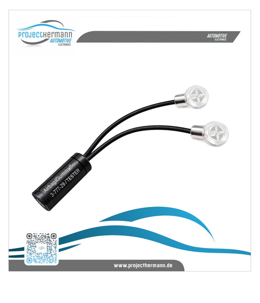 Gurtstraffer-/ Airbagsimulator Mini - Tester (Black Edition)