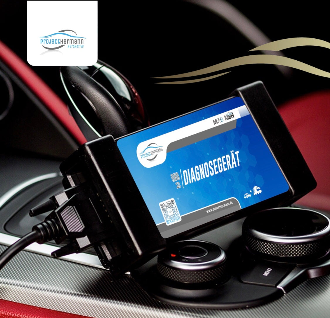 PROFI OBD2 Bluetooth Diagnosegerät + Alukoffer + Kabelsatz
