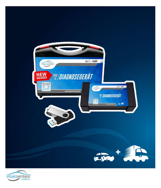 PROFI OBD2 Bluetooth Diagnosegerät + Koffer